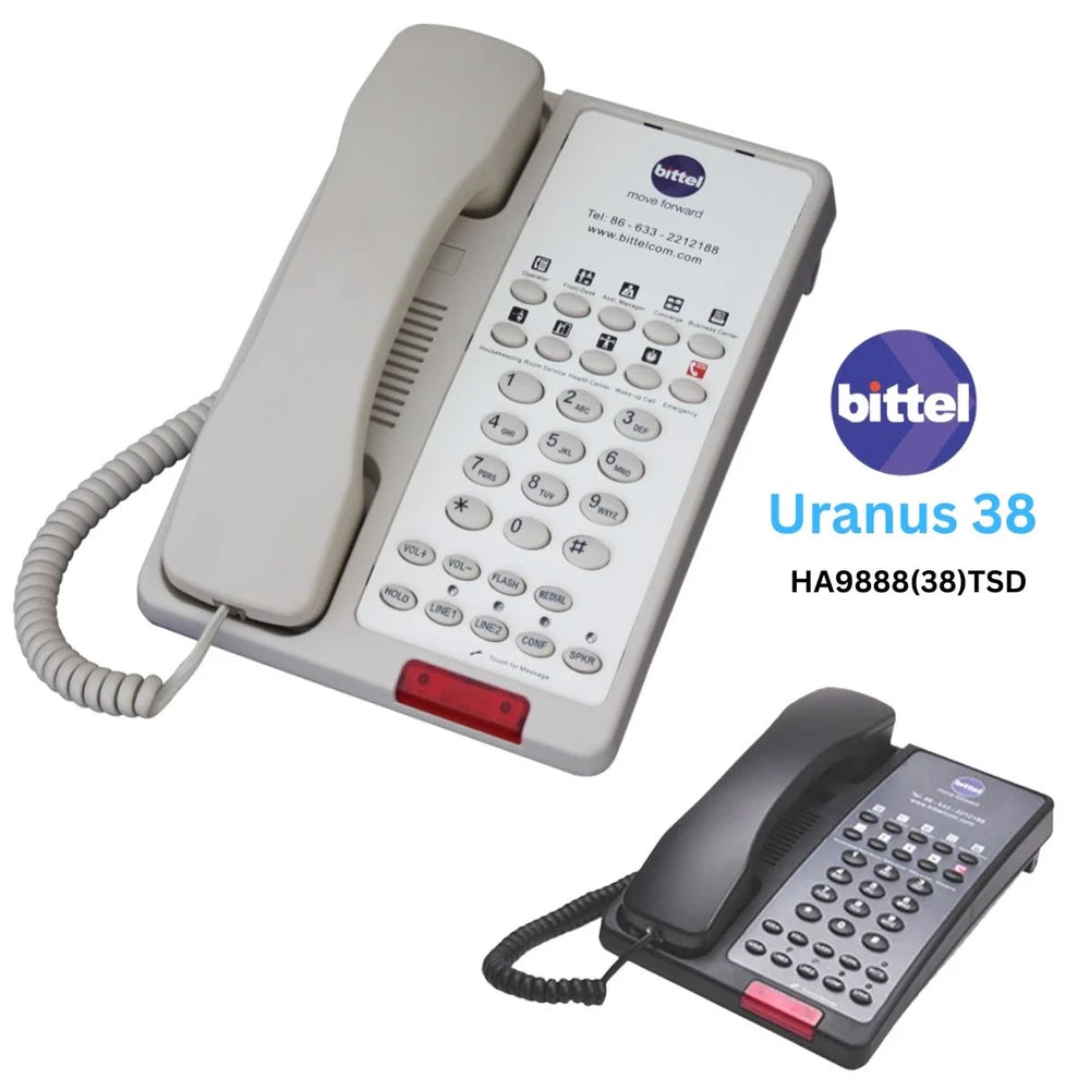 Bittel Uranus 38 HA9888(38)TSD Corded Telephone | Hospitality Desk