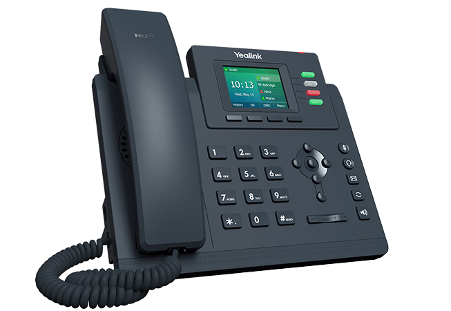 Yealink SIP-T33G IP Phone | 4-Line Color Display, Gigabit, PoE, HD Voice