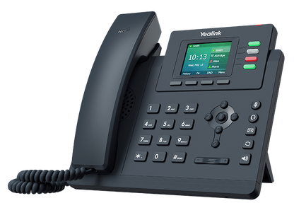 Yealink SIP-T33G IP Phone | 4-Line Color Display, Gigabit, PoE, HD Voice