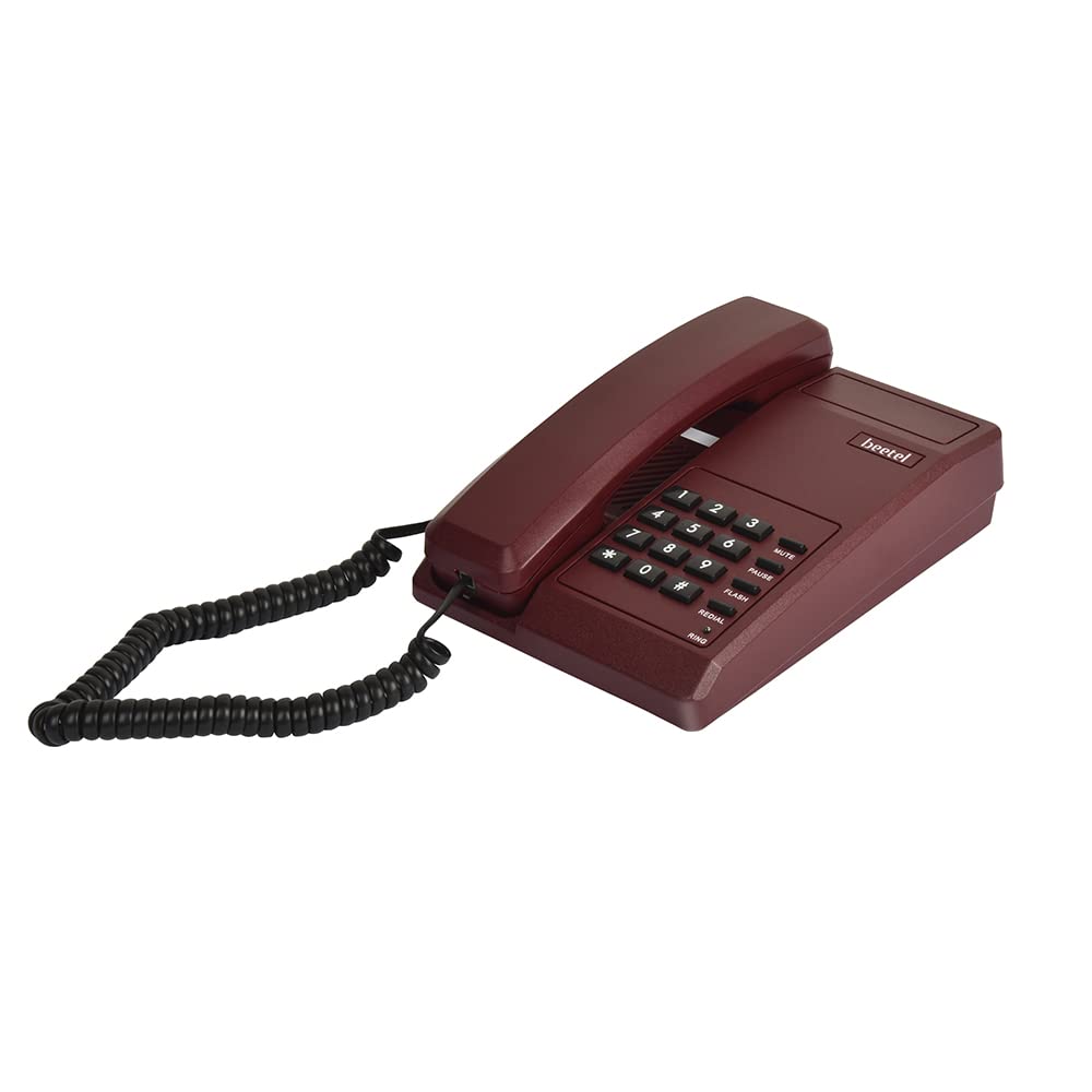 Beetel B11 | Basic Corded Telephone - Wall / Desk Mountable