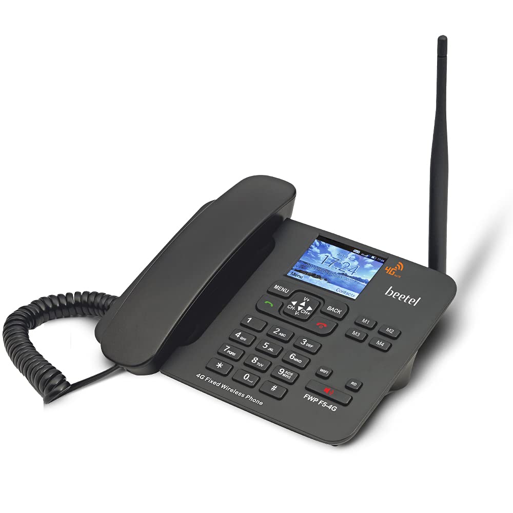 Beetel F5-4G | 4G VoLTE Fixed Wireless Phone with Colour Display and Speakerphone