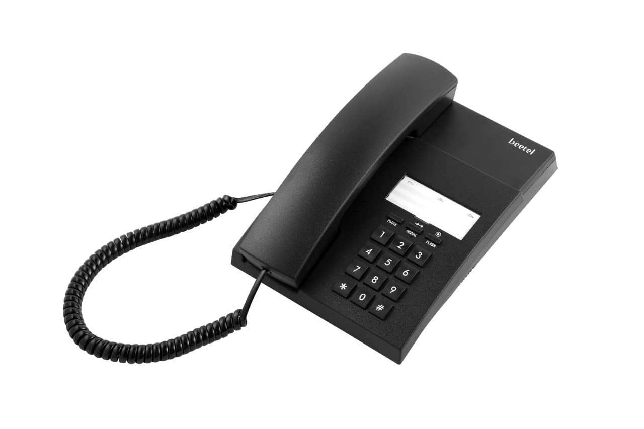 Beetel B80 | Basic Corded Telephone - Desk / Wall mount