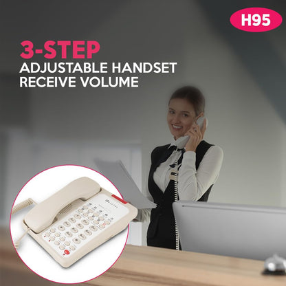 Beetel H95 | Hotel Guestroom Telephone with Speakerphone
