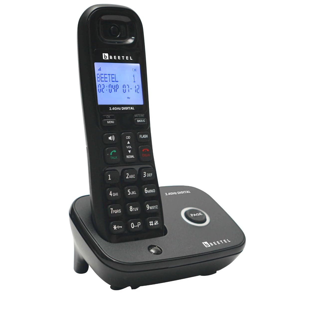Beetel X92 | 2.4 GHz Digital Cordless Phone with Caller ID and Speakerphone