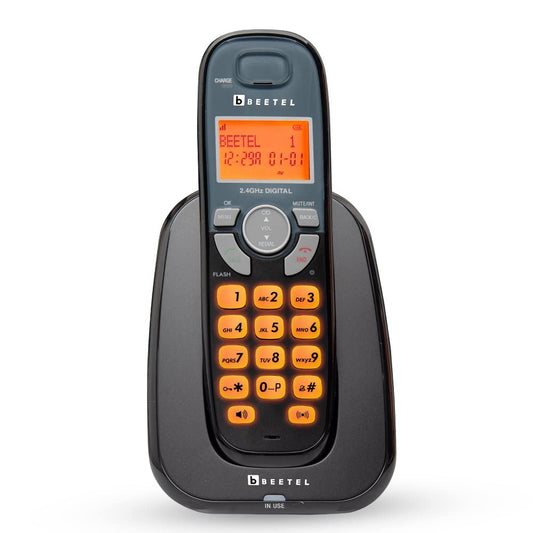 Beetel X70 | 2.4 GHz Digital Cordless Phone with Caller ID and Speakerphone