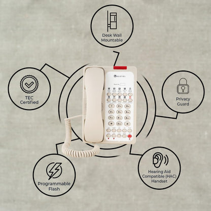 Beetel H95 | Hotel Guestroom Telephone with Speakerphone