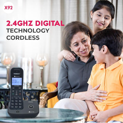 Beetel X92 | 2.4 GHz Digital Cordless Phone with Caller ID and Speakerphone