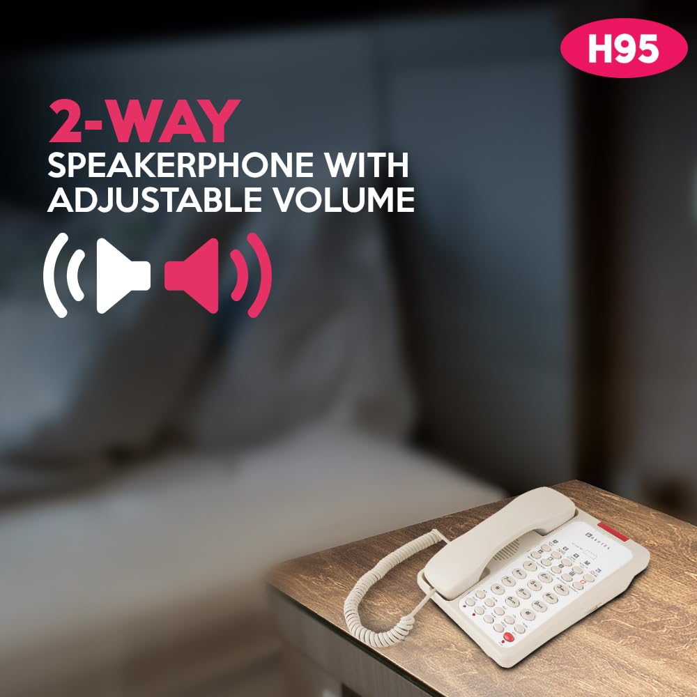 Beetel H95 | Hotel Guestroom Telephone with Speakerphone
