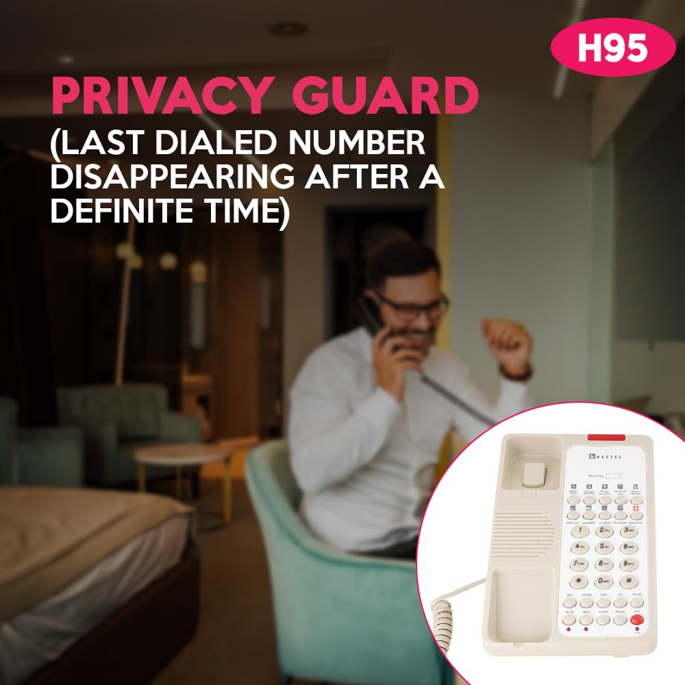 Beetel H95 | Hotel Guestroom Telephone with Speakerphone