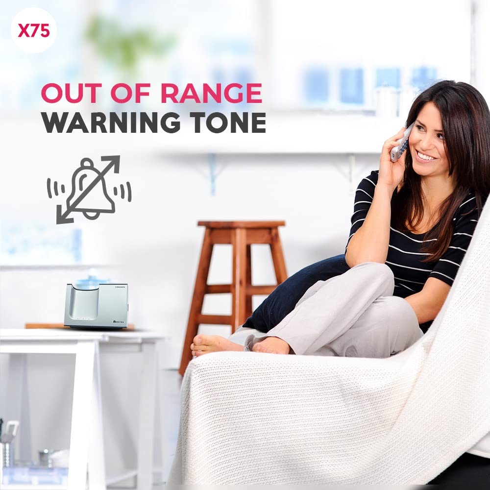 Beetel X75 | 2.4 GHz Digital Cordless Phone with Caller ID and Speakerphone