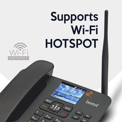 Beetel F5-4G | 4G VoLTE Fixed Wireless Phone with Colour Display and Speakerphone