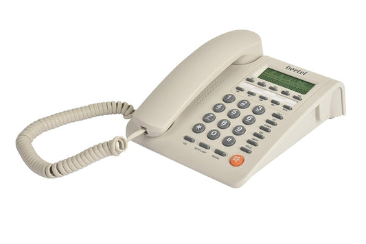 Beetel M59 | Caller ID Corded Telephone with Speakerphone - Desk / Wall mount