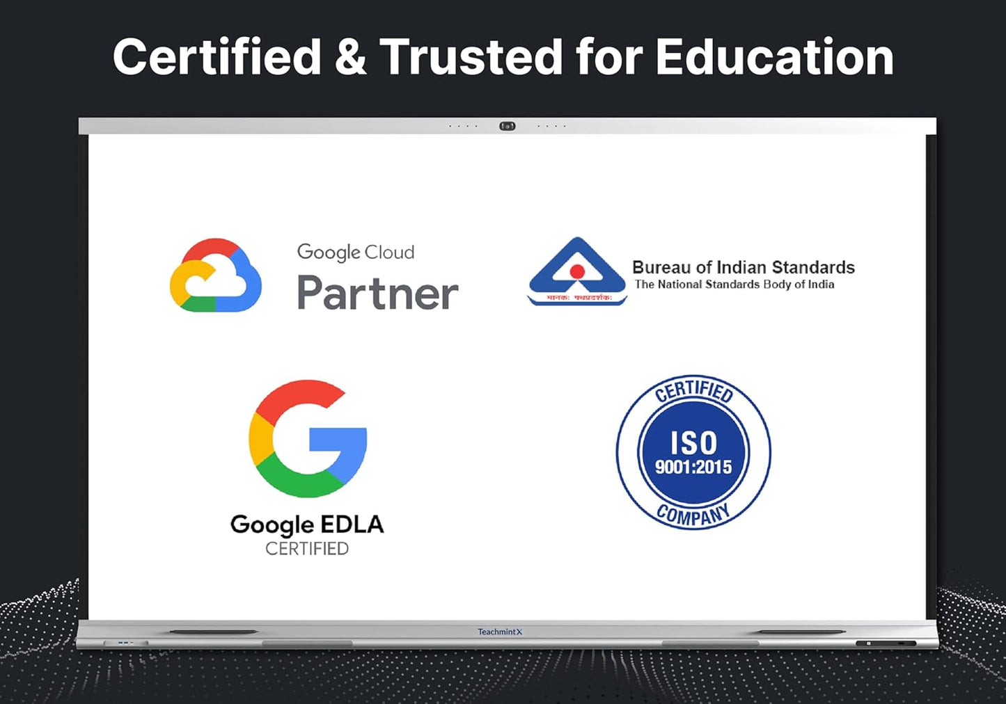 Teachmint X2 75 Plus | 75" 4K Interactive Flat Panel with Android 14, Google EDLA & NFC Login & EduAI