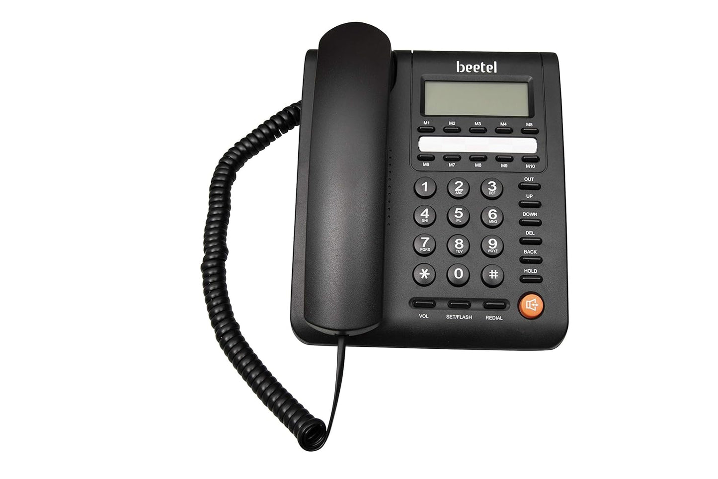 Beetel M59 | Caller ID Corded Telephone with Speakerphone - Desk / Wall mount
