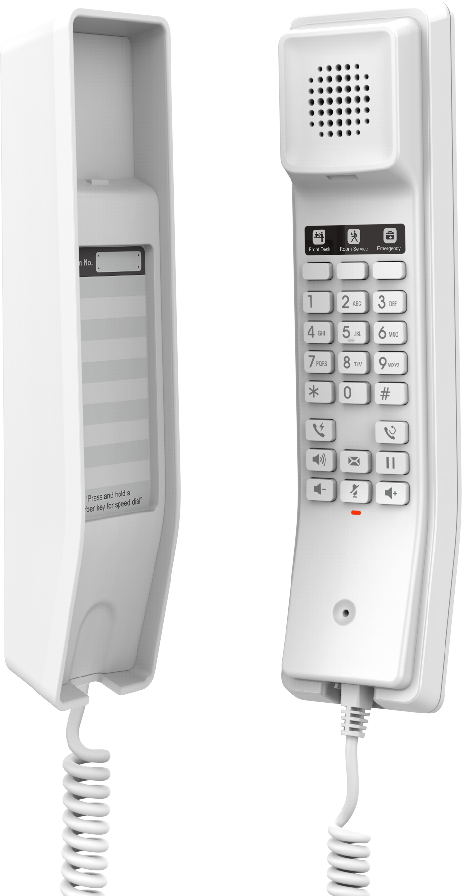 Grandstream GHP610 & GHP611 Series Compact IP Hotel Phone | 2-Line SIP Phone with HD Audio & PoE