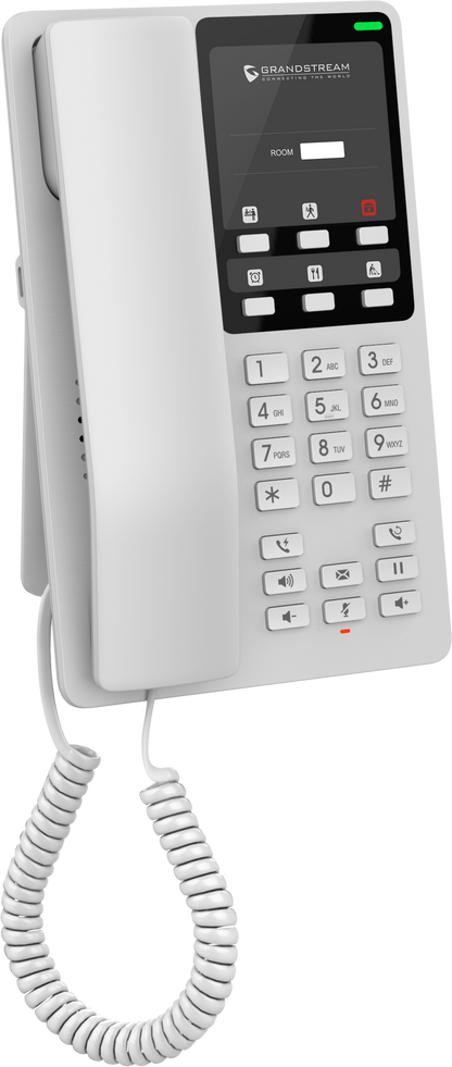Grandstream GHP620 & GHP621 Series Compact Hotel IP Phone | PoE & Wi-Fi