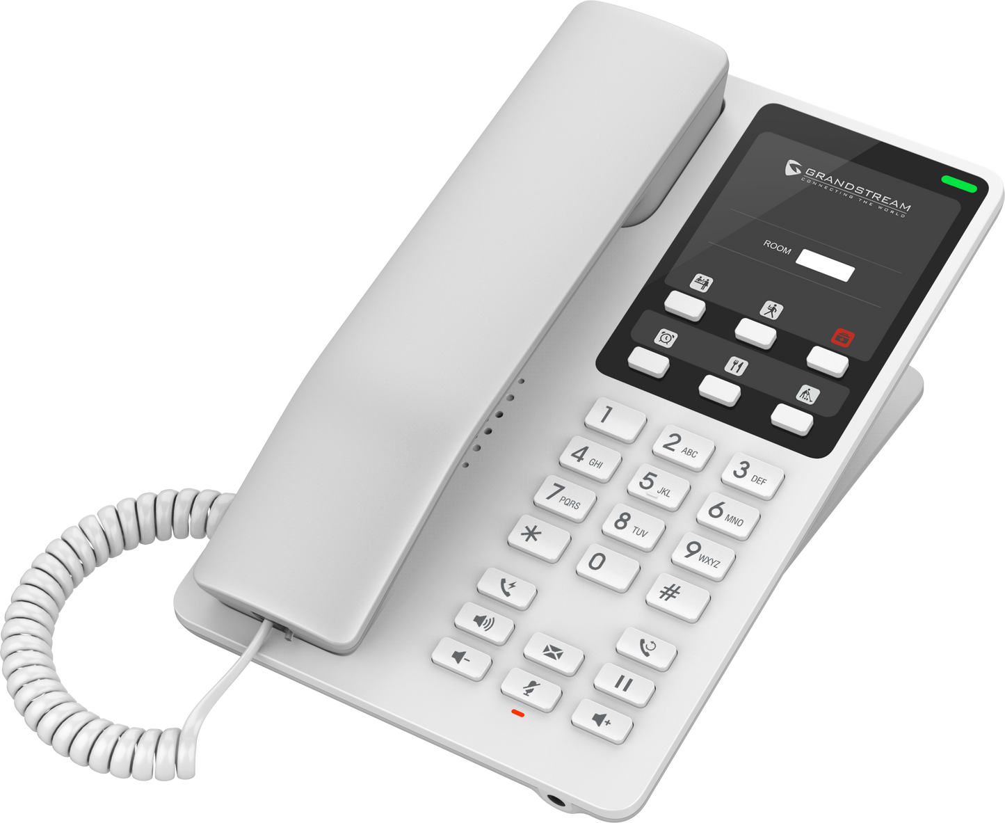 Grandstream GHP620 & GHP621 Series Compact Hotel IP Phone | PoE & Wi-Fi