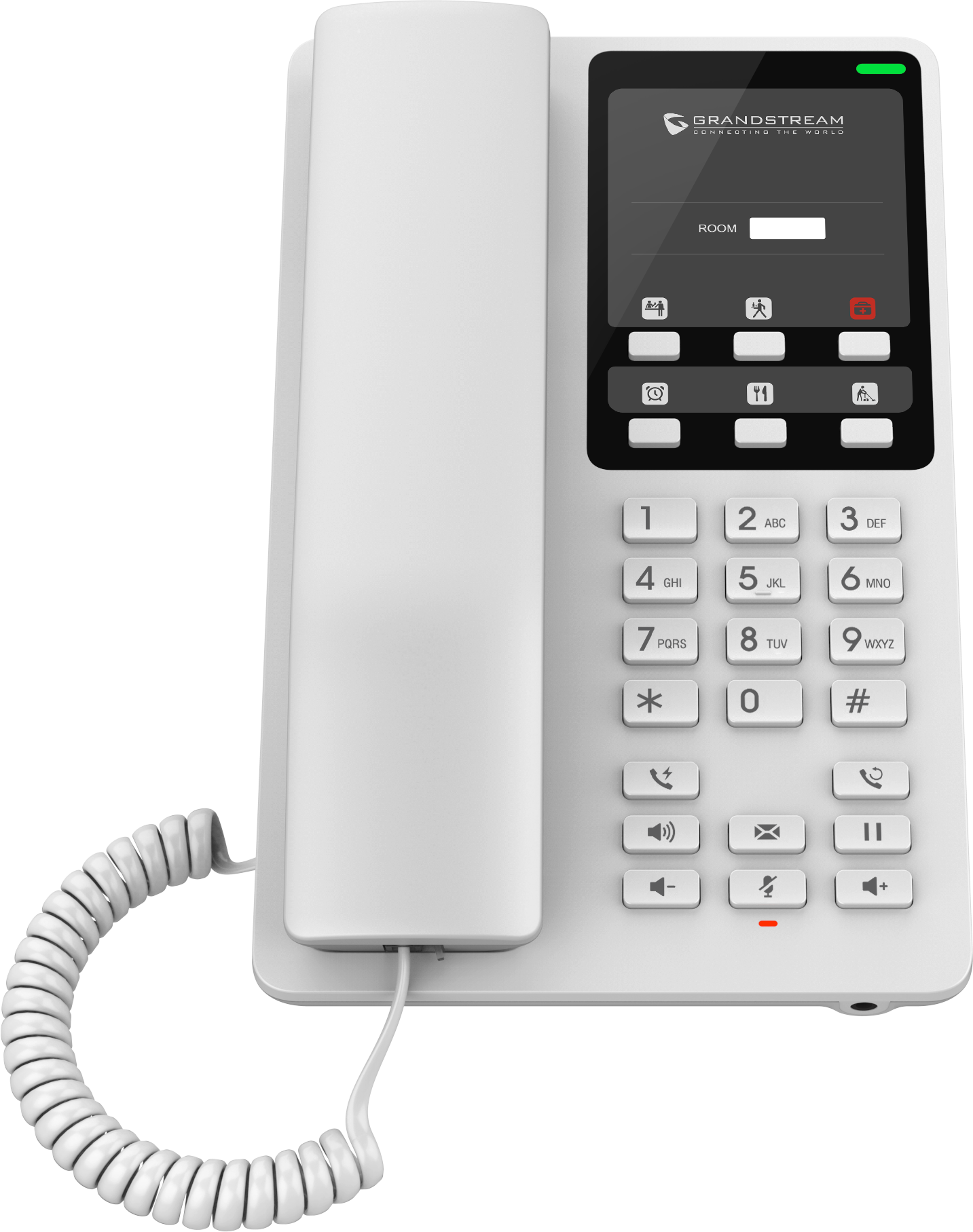 Grandstream GHP620 & GHP621 Series Compact Hotel IP Phone | PoE & Wi-Fi