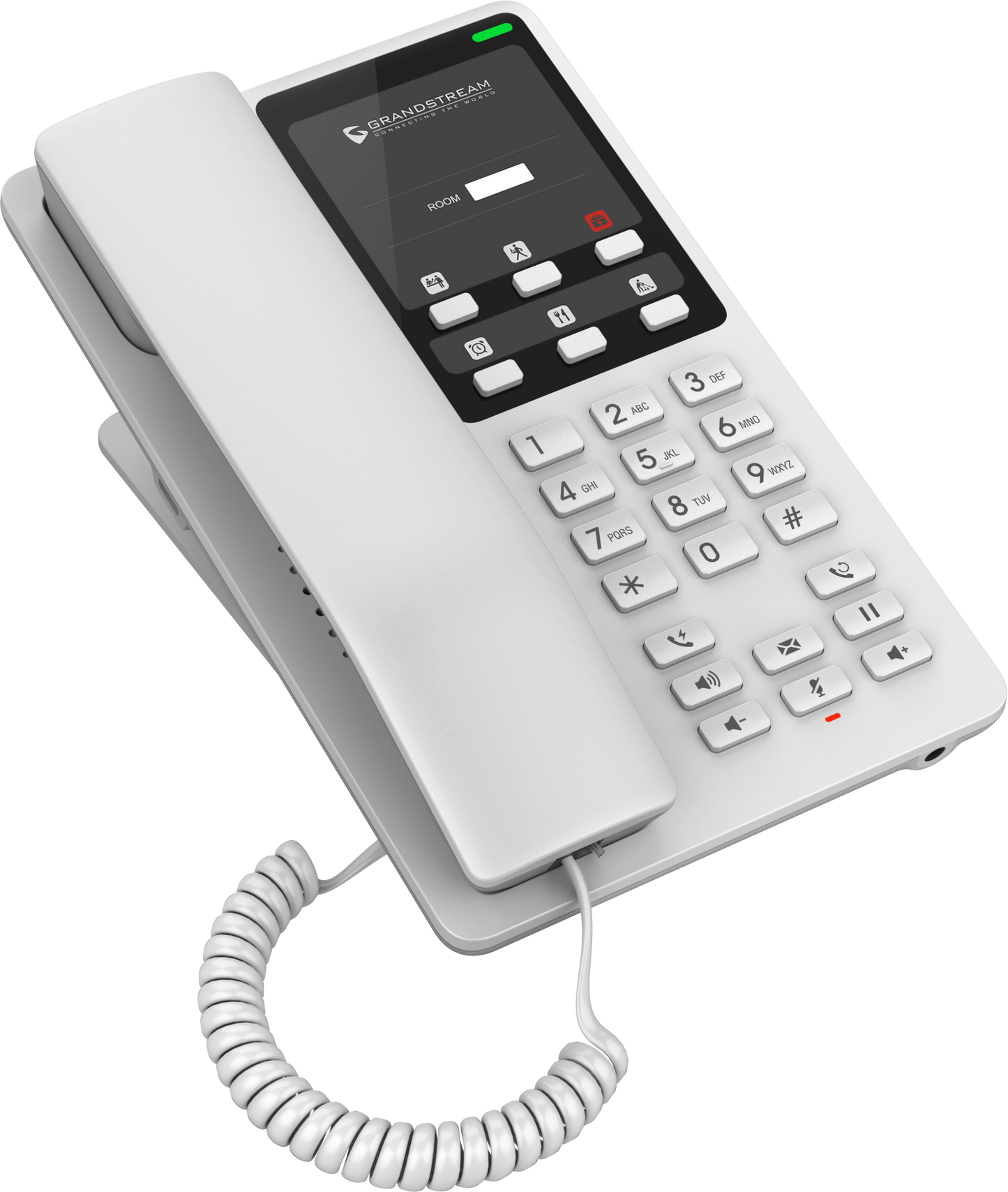 Grandstream GHP620 & GHP621 Series Compact Hotel IP Phone | PoE & Wi-Fi