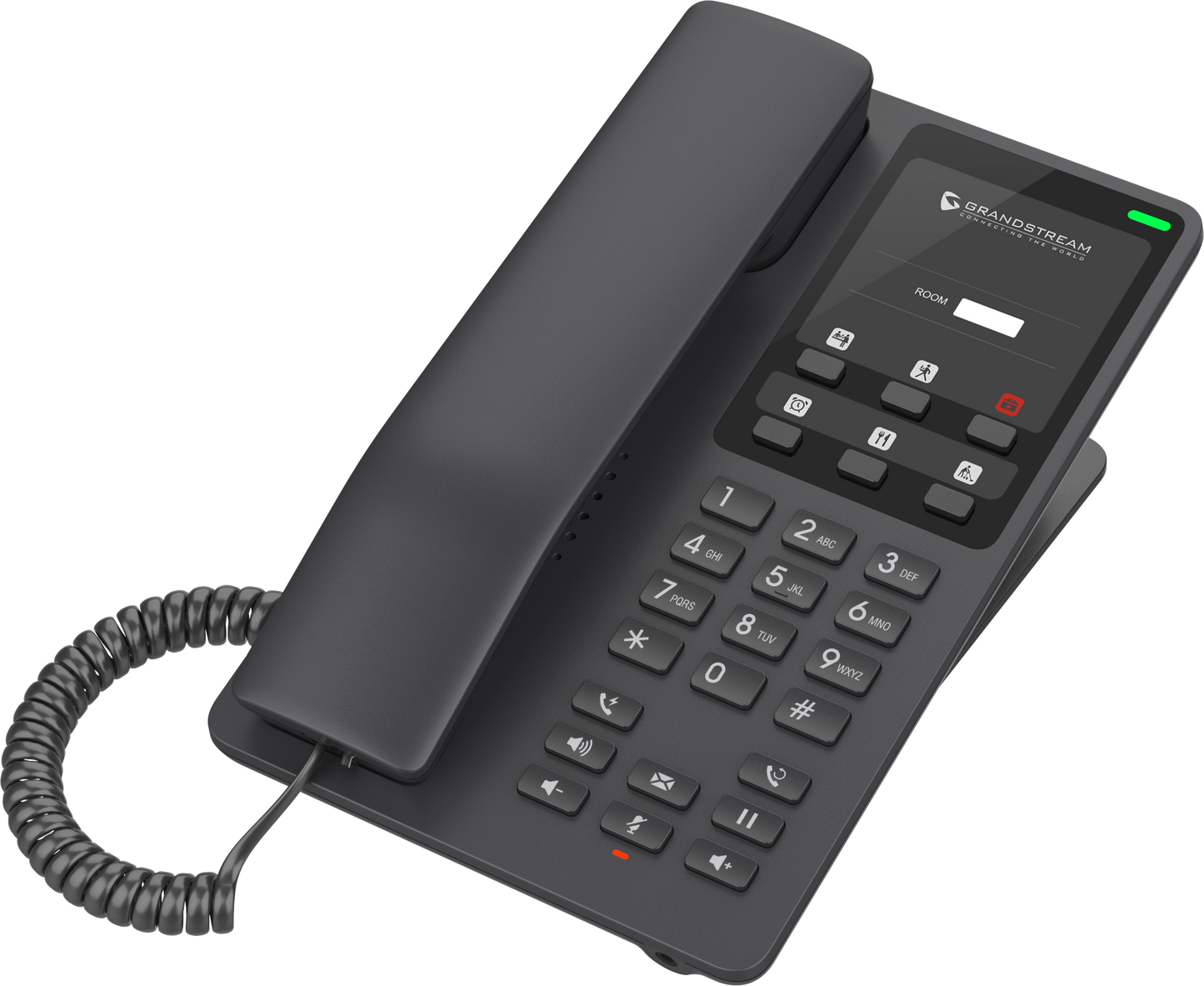 Grandstream GHP620 & GHP621 Series Compact Hotel IP Phone | PoE & Wi-Fi