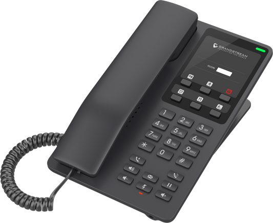 Grandstream GHP620 & GHP621 Series Compact Hotel IP Phone | PoE & Wi-Fi