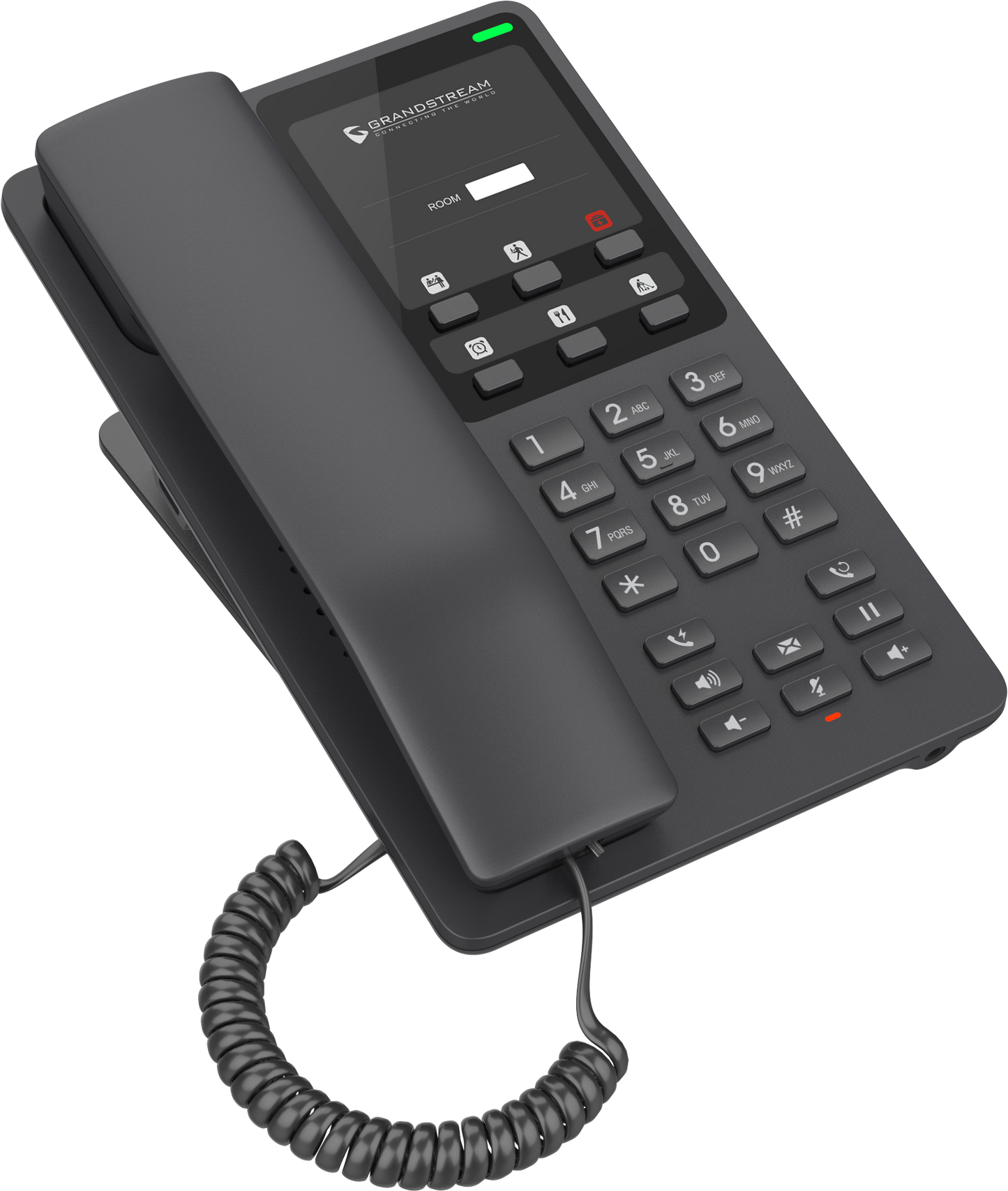 Grandstream GHP620 & GHP621 Series Compact Hotel IP Phone | PoE & Wi-Fi