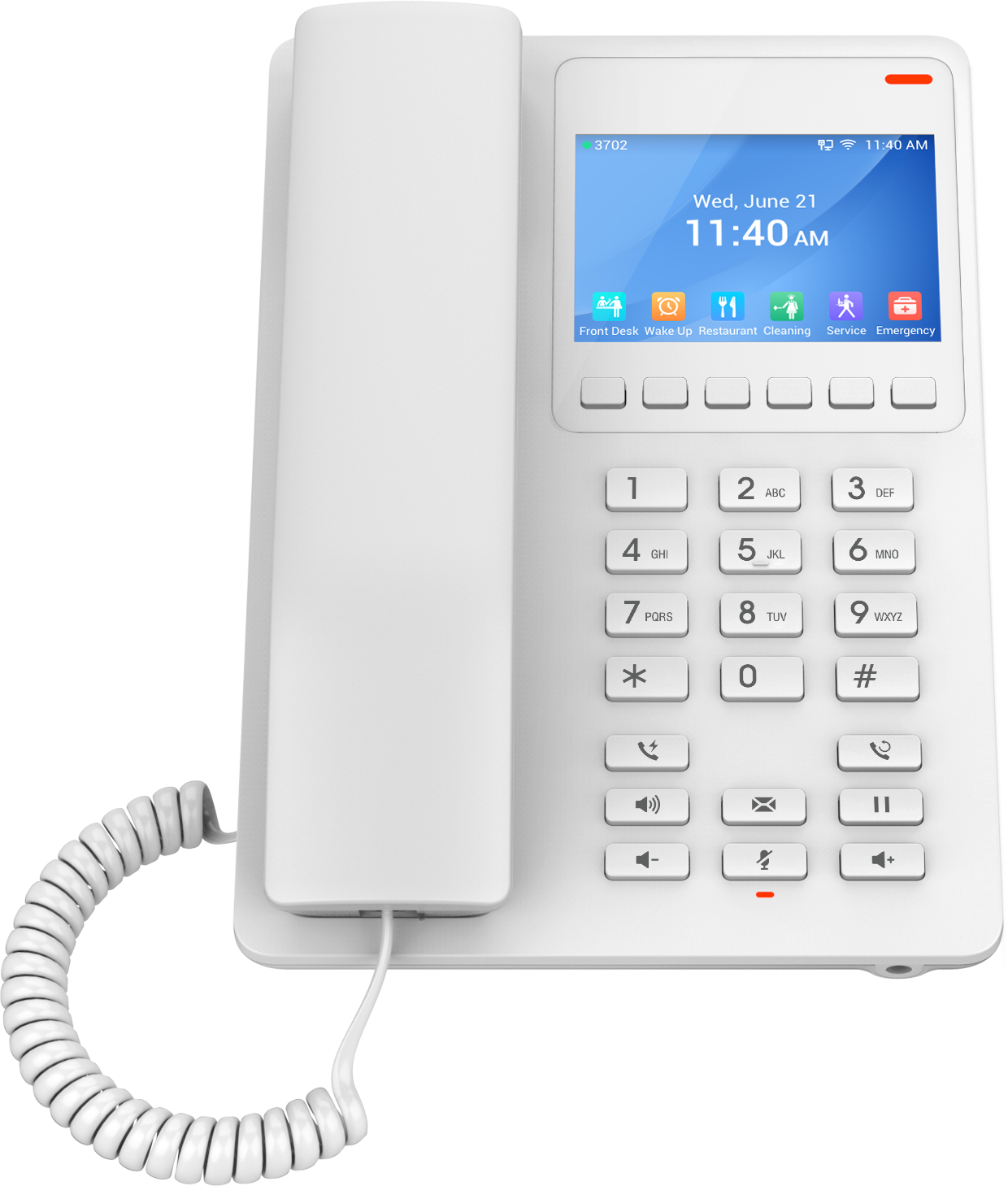 Grandstream GHP630 & GHP631 Series Hotel IP Phone with Color LCD | PoE & Wi-Fi