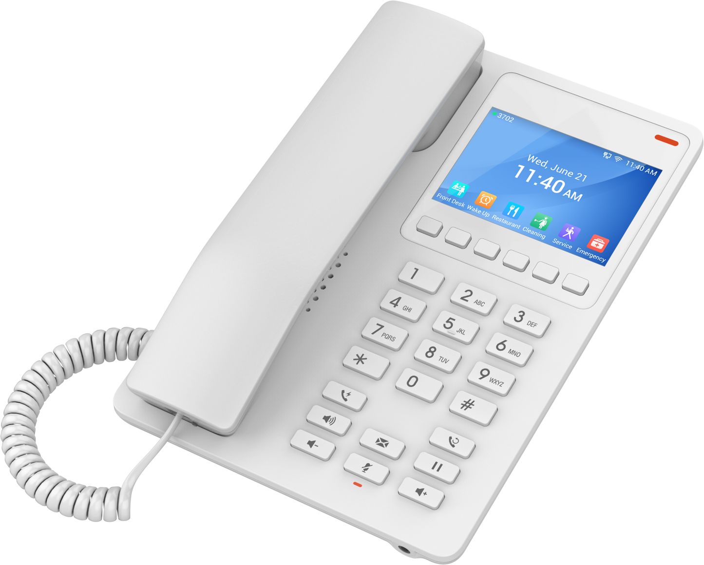 Grandstream GHP630 & GHP631 Series Hotel IP Phone with Color LCD | PoE & Wi-Fi