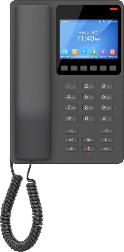 Grandstream GHP630 & GHP631 Series Hotel IP Phone with Color LCD | PoE & Wi-Fi