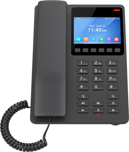 Grandstream GHP630 & GHP631 Series Hotel IP Phone with Color LCD | PoE & Wi-Fi