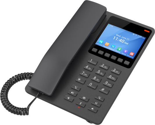 Grandstream GHP630 & GHP631 Series Hotel IP Phone with Color LCD | PoE & Wi-Fi