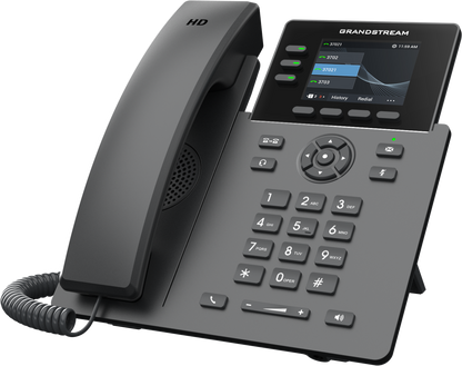 Grandstream GRP2611G IP Phone | 3-Line HD SIP Phone with Gigabit & PoE