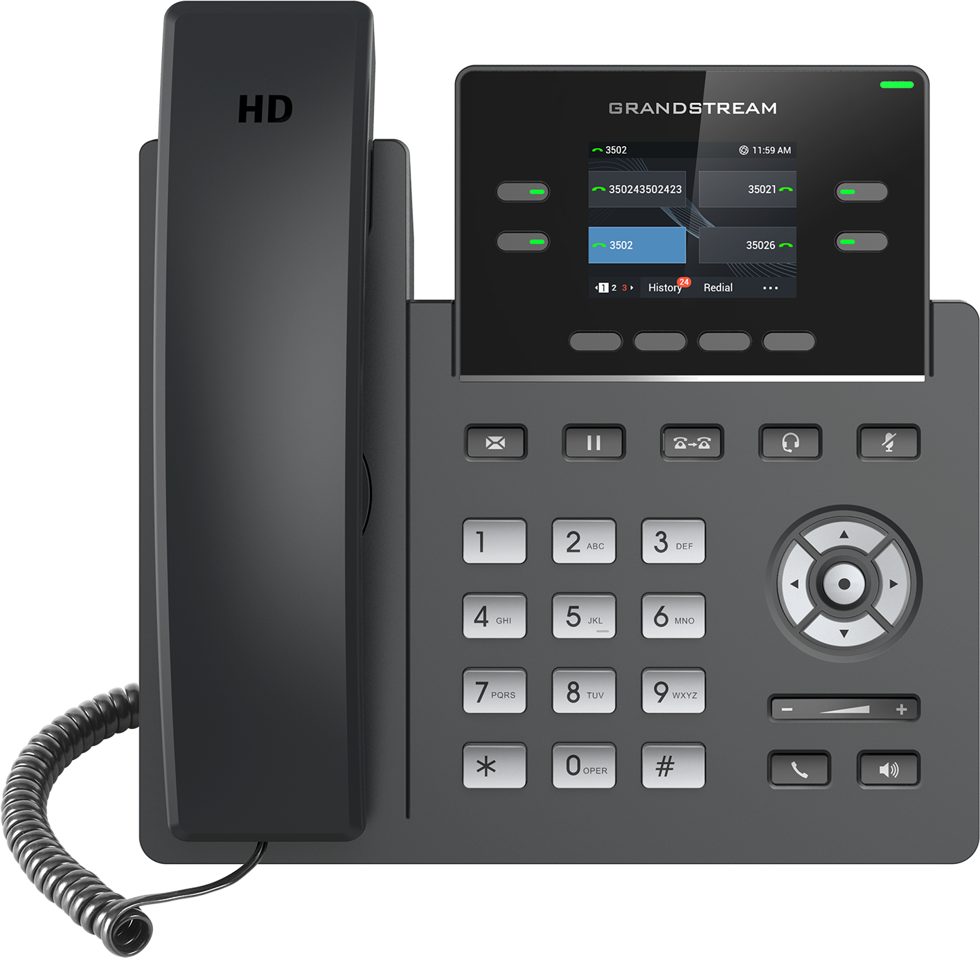 Grandstream GRP2612 Series IP Phone | 4-Line HD SIP Phone
