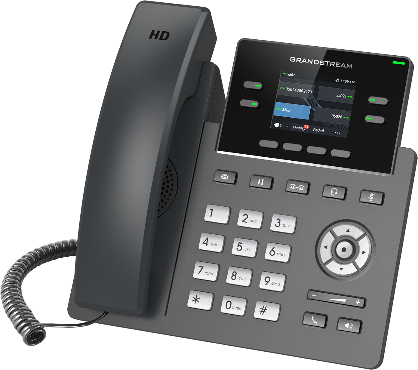 Grandstream GRP2612 Series IP Phone | 4-Line HD SIP Phone