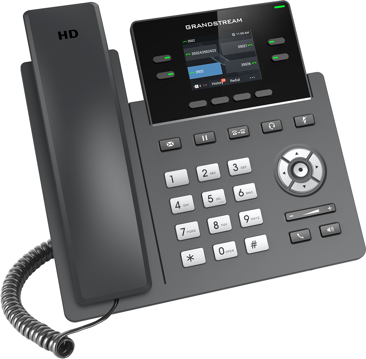Grandstream GRP2612 Series IP Phone | 4-Line HD SIP Phone