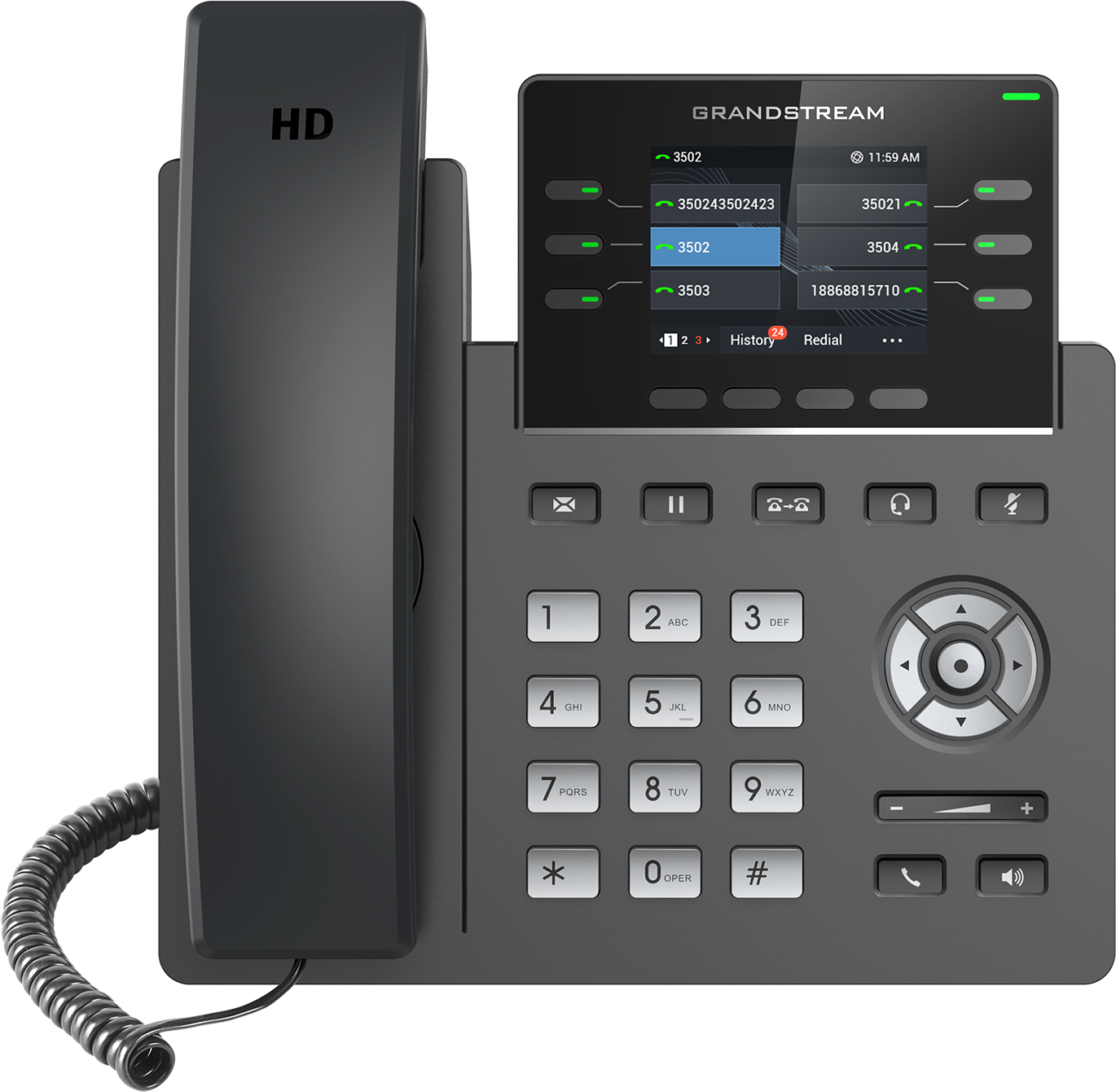 Grandstream GRP2613 Series IP Phone | 6-Line Carrier-Grade SIP Phone
