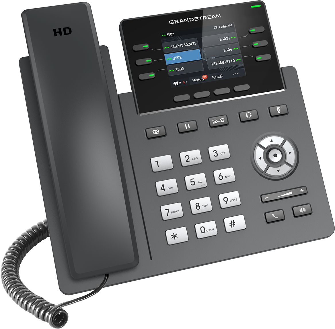 Grandstream GRP2613 Series IP Phone | 6-Line Carrier-Grade SIP Phone