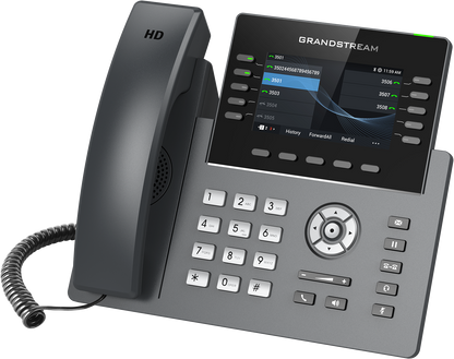 Grandstream GRP2615 IP Phone | 10-Line HD SIP Phone with Wi-Fi 6, Bluetooth & Gigabit PoE