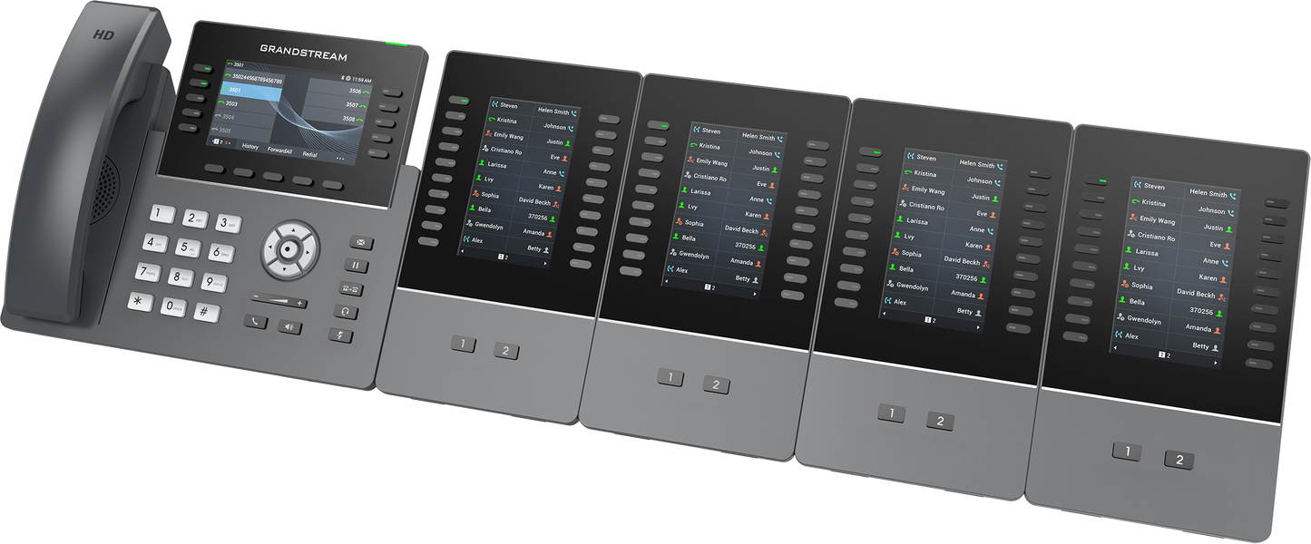 Grandstream GRP2615 IP Phone | 10-Line HD SIP Phone with Wi-Fi 6, Bluetooth & Gigabit PoE