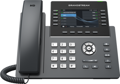 Grandstream GRP2615 IP Phone | 10-Line HD SIP Phone with Wi-Fi 6, Bluetooth & Gigabit PoE