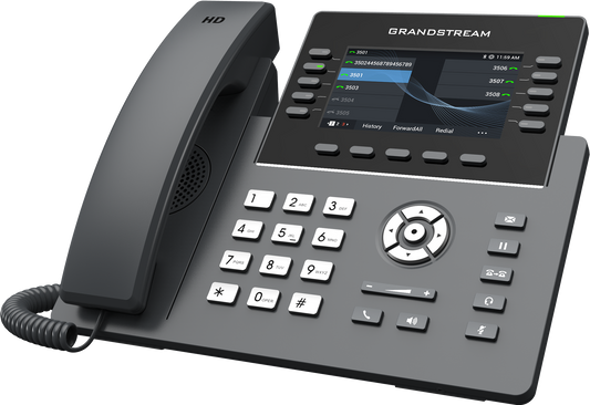 Grandstream GRP2615 IP Phone | 10-Line HD SIP Phone with Wi-Fi 6, Bluetooth & Gigabit PoE