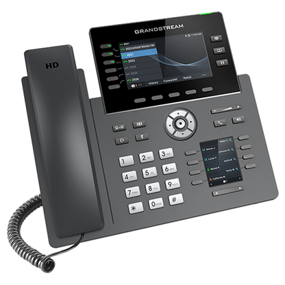 Grandstream GRP2616 IP Phone | 6-Line HD SIP Phone with Dual LCD, Wi-Fi 6, Bluetooth & Gigabit PoE