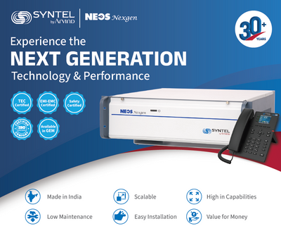 Syntel NEOS Nexgen | Hybrid IP PBX for Medium & Large Enterprises (Analog, SIP, PRI & GSM)