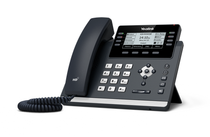 Yealink SIP-T43U | 12-Line IP Phone with 3.7" LCD, Dual USB, PoE