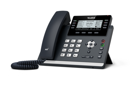 Yealink SIP-T43U | 12-Line IP Phone with 3.7" LCD, Dual USB, PoE