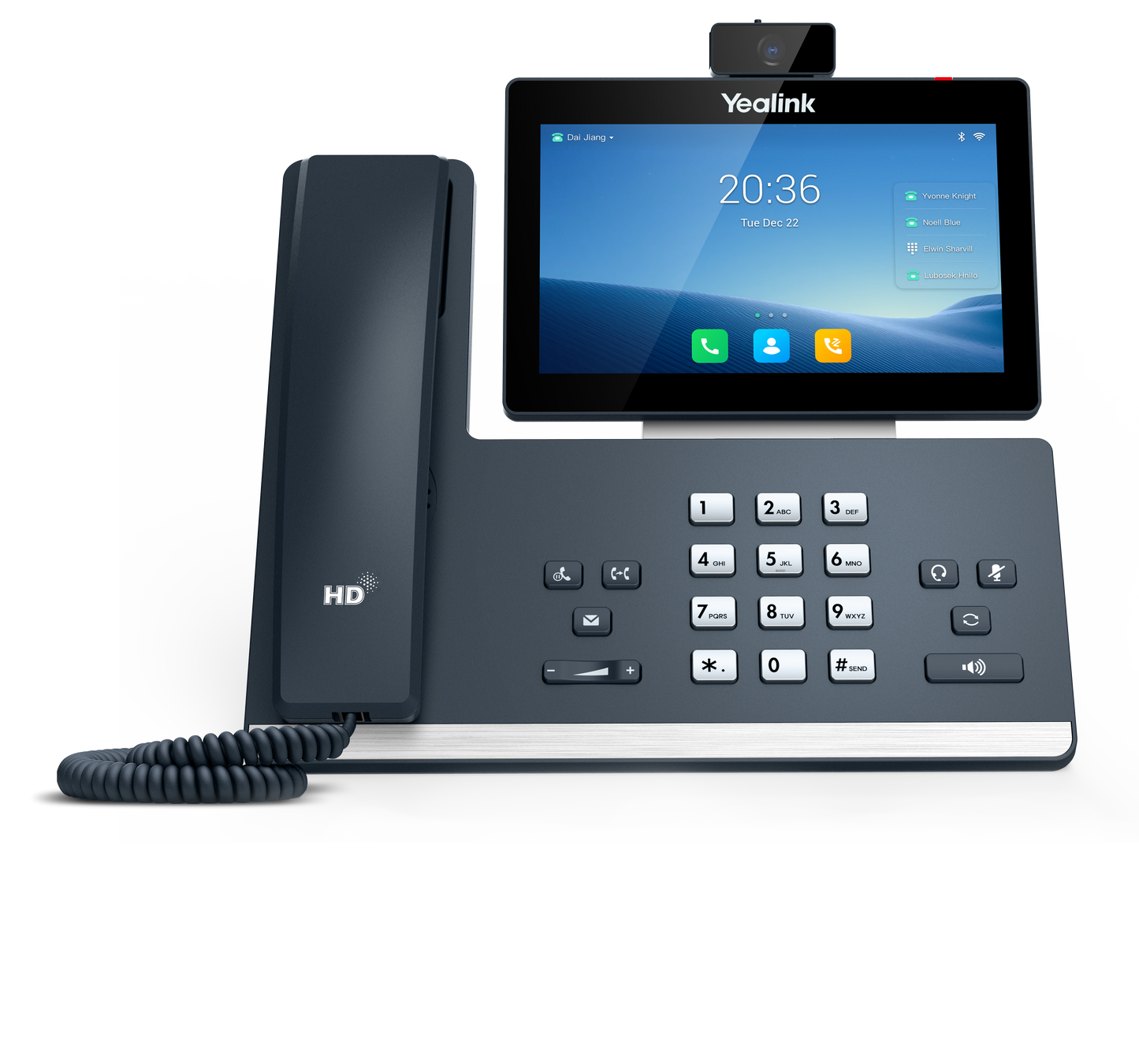 Yealink SIP-T58W IP Video Phone with Camera | Android Smart Business Phone | Elite Desktop Collaboration Device