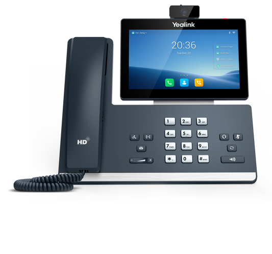 Yealink SIP-T58W IP Video Phone with Camera | Android Smart Business Phone | Elite Desktop Collaboration Device