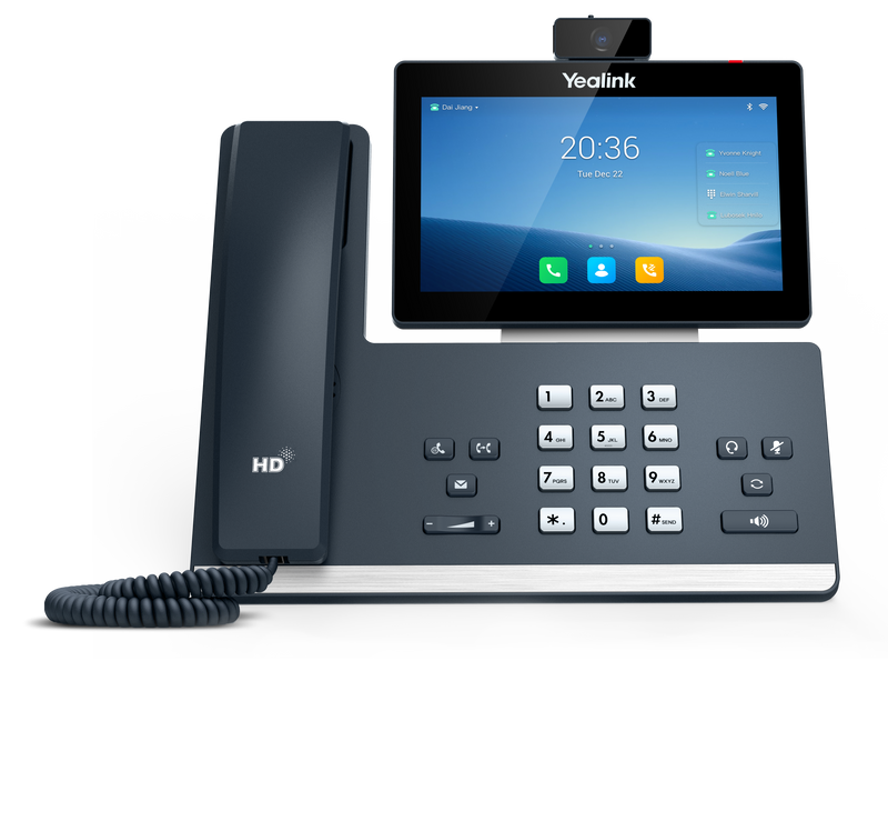 Yealink SIP-T58W IP Video Phone with Camera | Android Smart Business Phone | Elite Desktop Collaboration Device