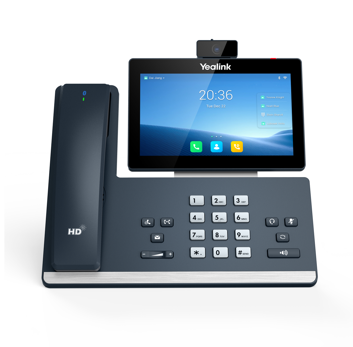 Yealink SIP-T58W Pro with Camera | Android Smart Video IP Phone with Bluetooth Handset