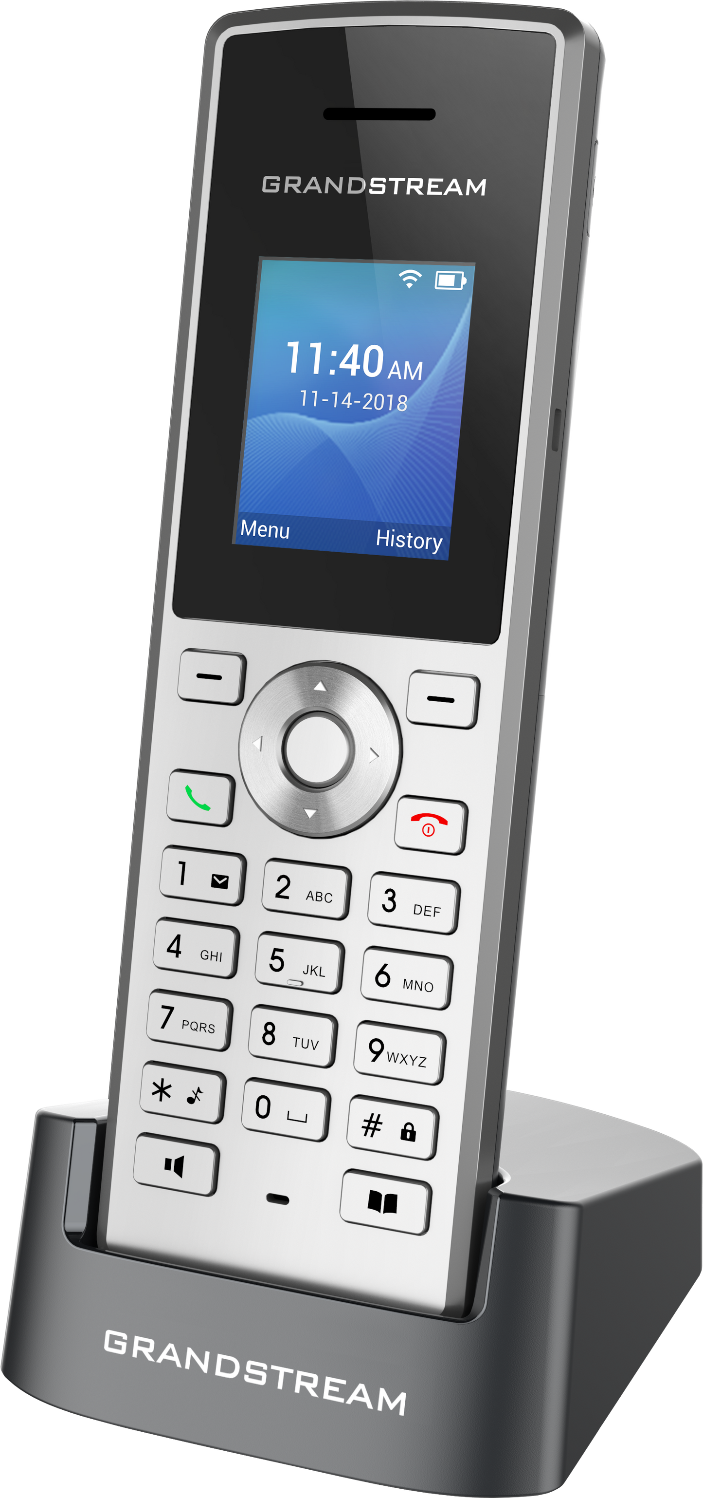 Grandstream WP810 Cordless Wi-Fi IP Phone | Dual-Band Portable SIP Phone